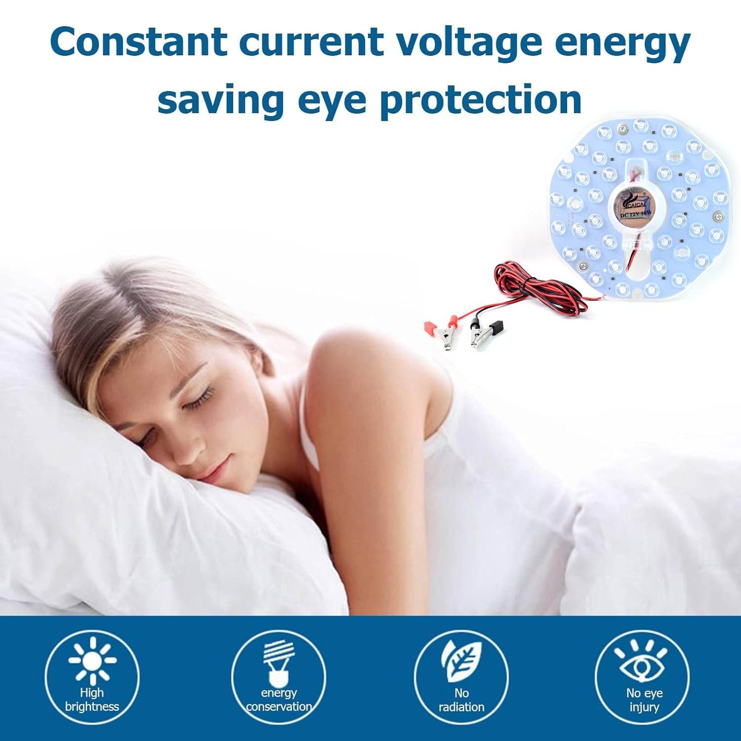 High Brightness 12V 18W Round LED Light Module with Clip Wires High Brightness 12V 18W Round LED Light Module with Clip Wires